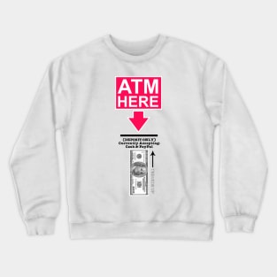 Funny ATM Halloween Costume Crewneck Sweatshirt